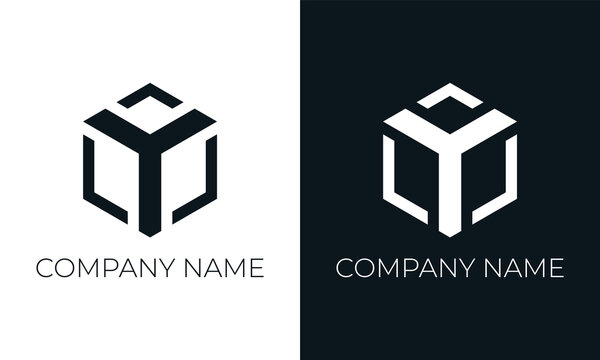 Initial letter y logo vector design template. Creative modern trendy y typography and black colors.