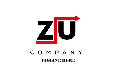 ZU financial advice logo vector