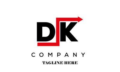 DK financial advice logo vector