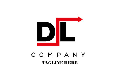 DL financial advice logo vector