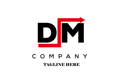 DM financial advice logo vector