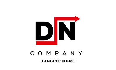 DN financial advice logo vector