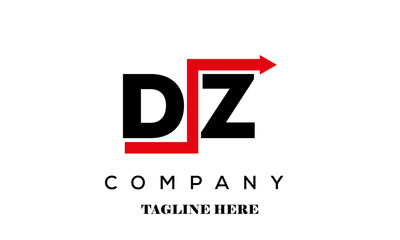 DZ financial advice logo vector