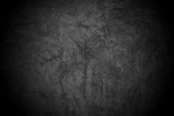 Old wall texture cement dark black gray  background abstract grey color design are light with white gradient background.