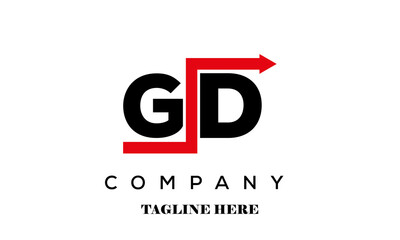 GD financial advice logo vector