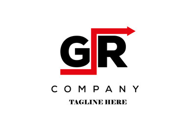 GR financial advice logo vector