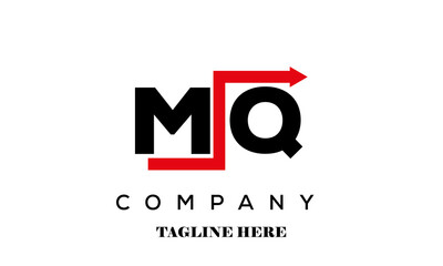 MQ creative financial advice latter logo vector