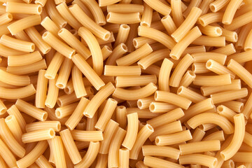Close-up of pasta macaroni background