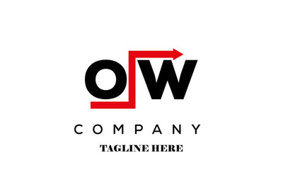 OW financial advice logo vector