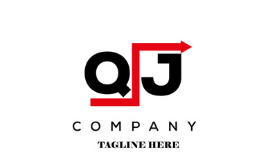 QJ financial advice logo vector