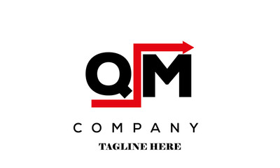 QM financial advice logo vector