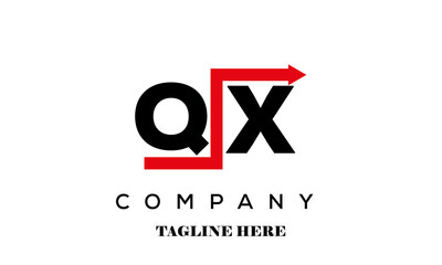 QX financial advice logo vector