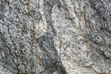 Untreated natural texture of gray granite close-up. Abstract background, texture, pattern, wallpaper.