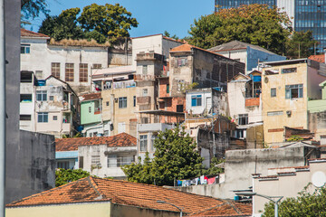 Fototapeta na wymiar Conceicao hill in the center of Rio de Janeiro, Brazil.