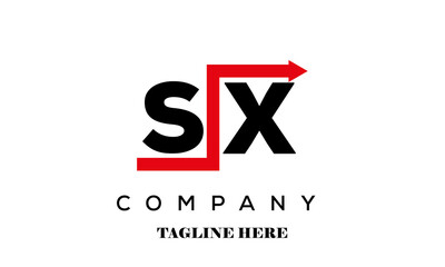 SX financial advice logo vector