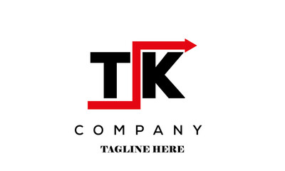TK financial advice logo vector