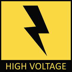 high voltage sign