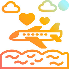 honeymoon gradient icon