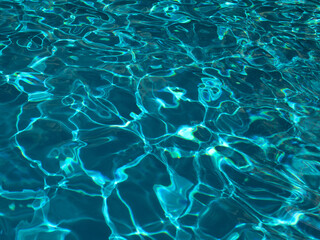 Fototapeta na wymiar Swimming pool surface abstract background