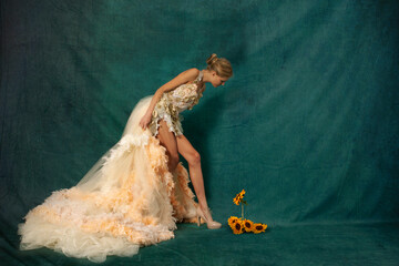 ladylike fashionable woman