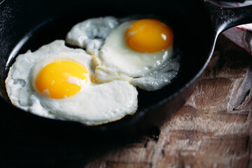 Fried eggs
