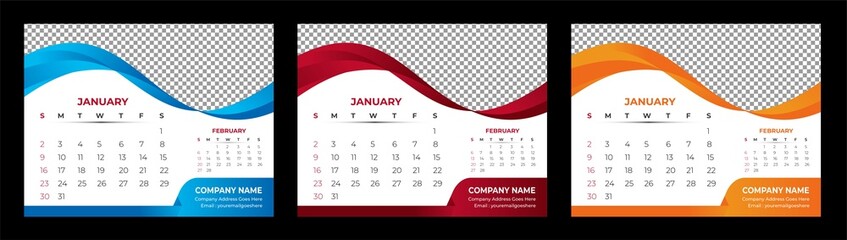 2022 Calendar Template Wall Calendar 2022 Desk Calendar Design