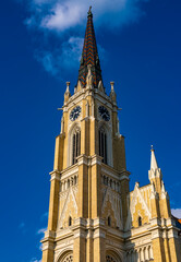 Name of Mary Church in Novi Sad, Serbia