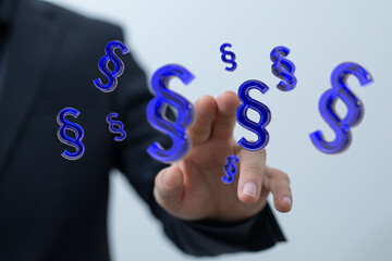 Labor Law Lawyer Legal Business Internet Technology Concept