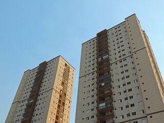 Residential buildings facade