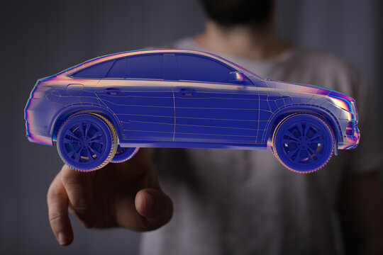 autonomous driving with a electric car.