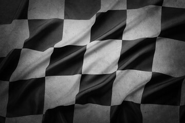 Grunge checkered flag