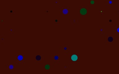 Light Multicolor, Rainbow vector layout with circle shapes.