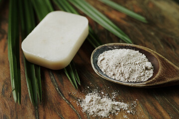 rustic layout for natural soap