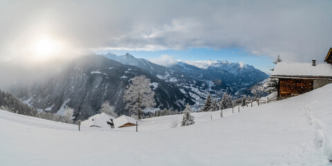 Winterurlaub in den Bergen