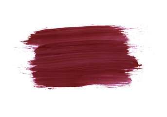 Handmade paint smear. Colour red. Acrylic paint, oil paint. Abstract background. Underlay for text. 
