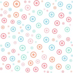 Colorful geometric circles background. Abstract pattern background. Shapes pattern. Colorful wrapping paper.