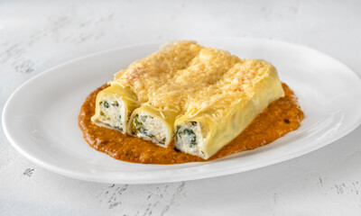 Spinach and Ricotta Cannelloni