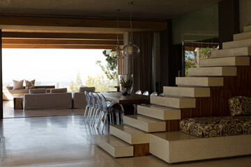 Staircase in modern house