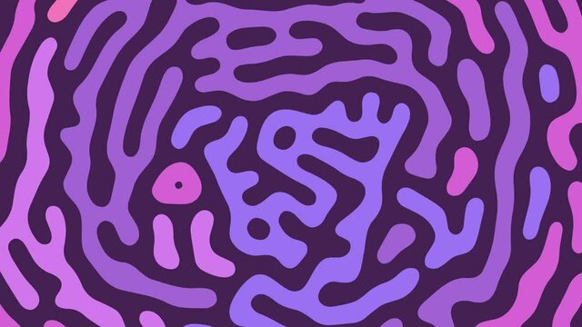 Abstract pattern maze labyrinth animation design background. solution line