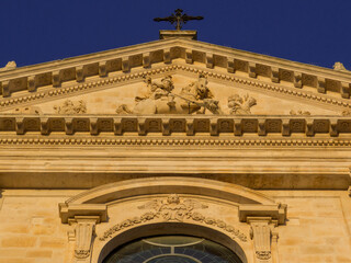 Fototapeta premium Church of Saint George Martyr, Locorotondo, Italy