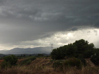 Low Stormy Clouds over Valencia, Spain