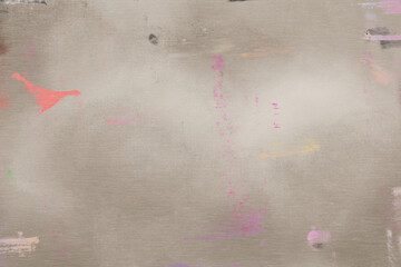 Grunge Wall Background Texture with Paint Strokes and Scratches