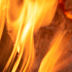 Blaze fire flame texture background.