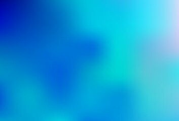 Obraz premium Light BLUE vector blurred shine abstract pattern.