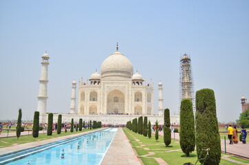 Obraz premium taj mahal agra country