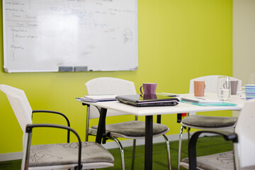 Empty conference room