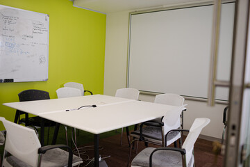 Empty conference room