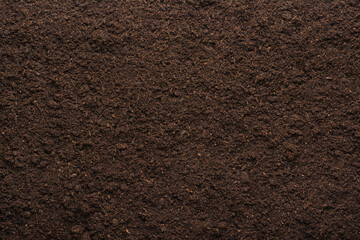 Peat moss soil background texture - obrazy, fototapety, plakaty
