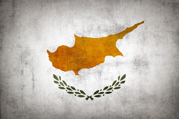Grunge Cyprus flag