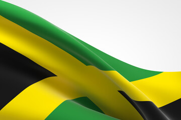 Flag of Jamaica - obrazy, fototapety, plakaty